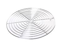 Cooling Rack for Even Cooling Wire cooling rack waiting for freshly baked bread
